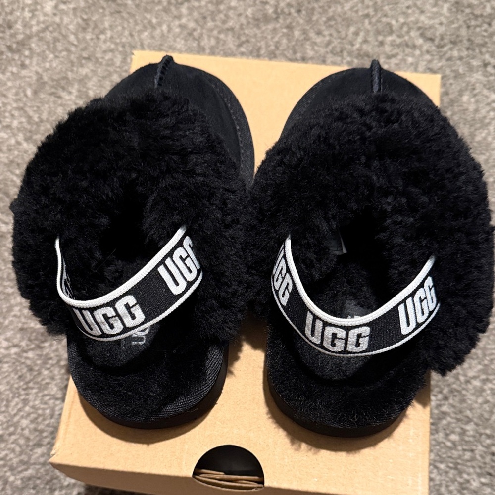 UGG Black Funkette slipper - Picture 2 of 3